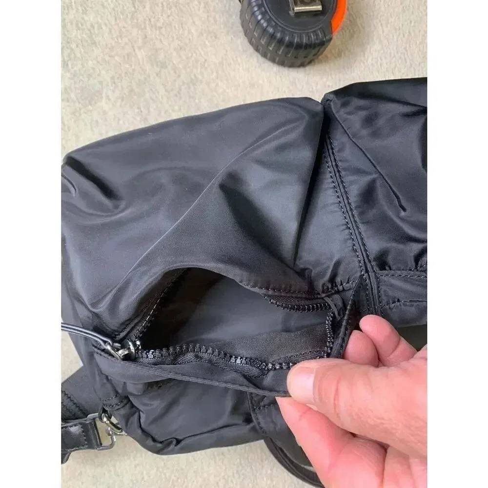 Rebecca Minkoff Ellie Nylon Diaper Travel Bag Black